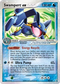 Swampert ex - 98/100 (CRYSTAL GUARDIANS) (Holofoil)