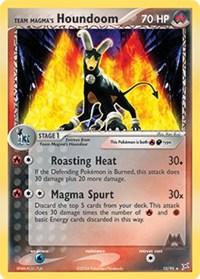 Team Magma's Houndoom - 10/95 - 10/95 (TEAM MAGMA VS TEAM AQUA) (Holofoil)