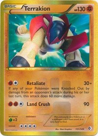 Terrakion - 151/149 (BOUNDARIES CROSSED) (Holofoil)