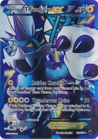 Thundurus EX (Team Plasma) (110 Full Art) - 110/116 (PLASMA FREEZE) (Holofoil)
