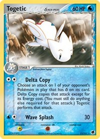 Togetic (Delta Species) - 11/101 (DRAGON FRONTIERS) (Reverse Holofoil)