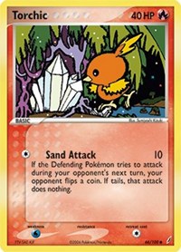 Torchic - 066/100 - 66/100 (CRYSTAL GUARDIANS) (Reverse Holofoil)
