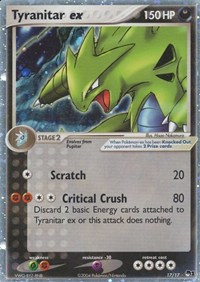 Tyranitar ex (Holo) - 017/017 (POP SERIES 1) (Holofoil)