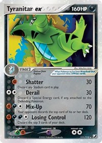 Tyranitar ex - 111/115 (UNSEEN FORCES) (Holofoil)