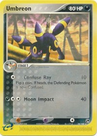 Umbreon - 24/100 (SANDSTORM) (Reverse Holofoil)