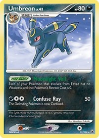 Umbreon - 32/100 (MAJESTIC DAWN) (Reverse Holofoil)