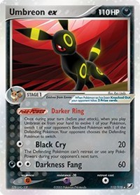 Umbreon ex - 112/115 (UNSEEN FORCES) (Holofoil)