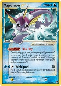 Vaporeon Star - 102/108 (POWER KEEPERS) (Holofoil)