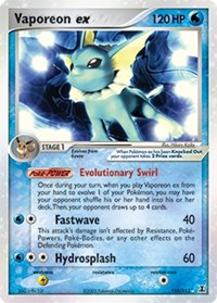 Vaporeon ex - 110/113 (DELTA SPECIES) (Holofoil)