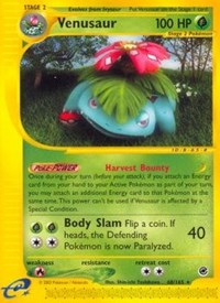 Venusaur (68) - 068/165 (EXPEDITION) (Normal) Venusaur (68) - 068/165 (EXPEDITION) (Reverse Holofoil)