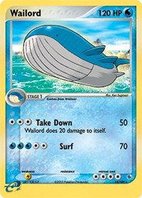 Wailord - 14/109 (RUBY AND SAPPHIRE) (Holofoil)
