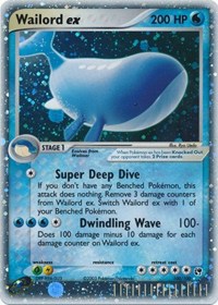 Wailord ex - 100/100 (SANDSTORM) (Holofoil)