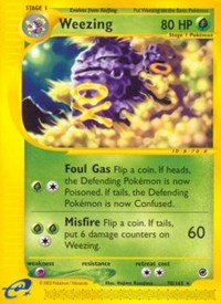 Weezing (70) - 070/165 (EXPEDITION) (Reverse Holofoil)