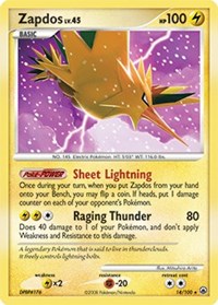 Zapdos - 14/100 (MAJESTIC DAWN) (Holofoil)