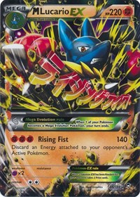 M Lucario EX - 55/111 (XY - FURIOUS FISTS) (Holofoil)