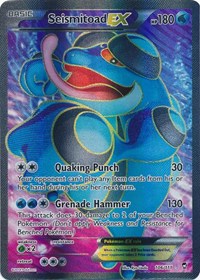 Seismitoad EX (106 Full Art) - 106/111 (XY - FURIOUS FISTS) (Holofoil)