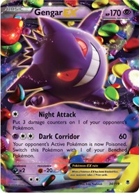 Gengar EX - 34/119 (XY - PHANTOM FORCES) (Holofoil)