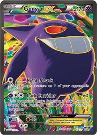 Gengar EX (114 Full Art) - 114/119 (XY - PHANTOM FORCES) (Holofoil)
