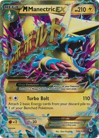 M Manectric EX (120 Secret Rare) - 120/119 (XY - PHANTOM FORCES) (Holofoil)