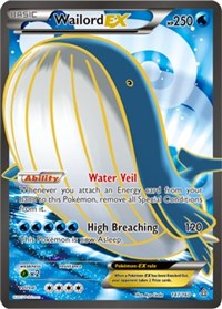 Wailord EX (147 Full Art) - 147/160 (XY - PRIMAL CLASH) (Holofoil)