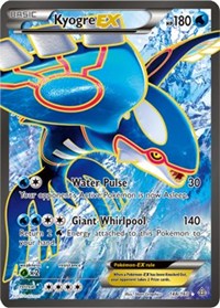 Kyogre EX (148 Full Art) - 148/160 (XY - PRIMAL CLASH) (Holofoil)