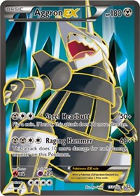 Aggron EX (153 Full Art) - 153/160 (XY - PRIMAL CLASH) (Holofoil)
