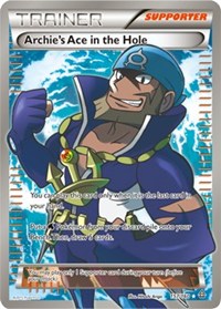 Archie's Ace in the Hole (157 Full Art) - 157/160 (XY - PRIMAL CLASH) (Holofoil)