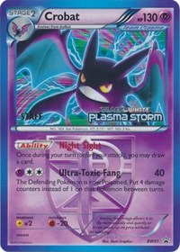 Crobat - BW51 (Team Plasma) (Prerelease) [Staff] - BW51 (BLACK AND WHITE PROMOS) (Holofoil)