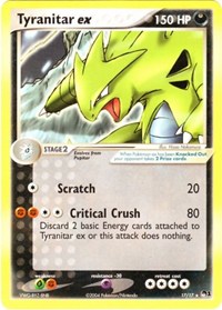 Tyranitar ex (Non-Holo) - 017/017 (POP SERIES 1) (Normal)