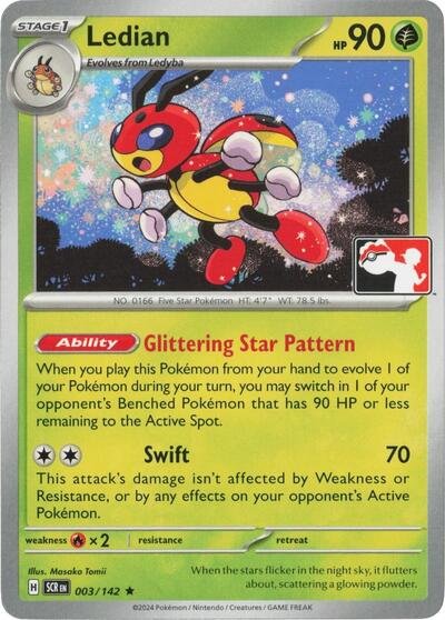 619138_400w Ledian | 003/142 | Normal | Prize Pack Series Cards