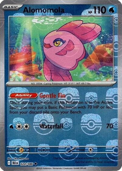 Alomomola (Master Ball Pattern) | 024/086 | Holofoil | SV: Black Bolt