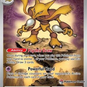 Alakazam | 009 (Pokemon Center Exclusive) | Holofoil | ME: Mega Evolution Promo