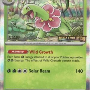 Meganium | 001 [Staff] | Holofoil | ME: Mega Evolution Promo