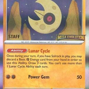 Lunatone | 004 [Staff] | Holofoil | ME: Mega Evolution Promo