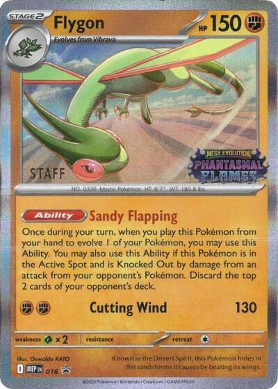 Flygon (Prerelease) [Staff] | 16 | Holofoil | ME: Mega Evolution Promo