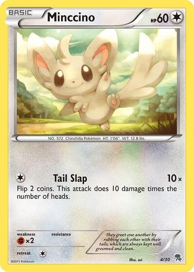 98706_400w Minccino (#4) | 4/30 | Normal | BW Trainer Kit: Excadrill & Zoroark