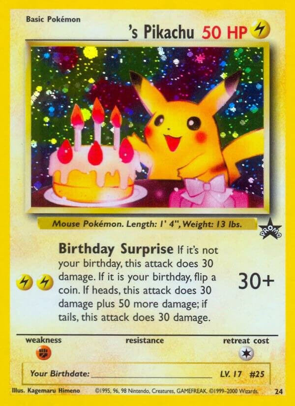 ______’s Pikachu 24/53 Holofoil WoTC Promo
