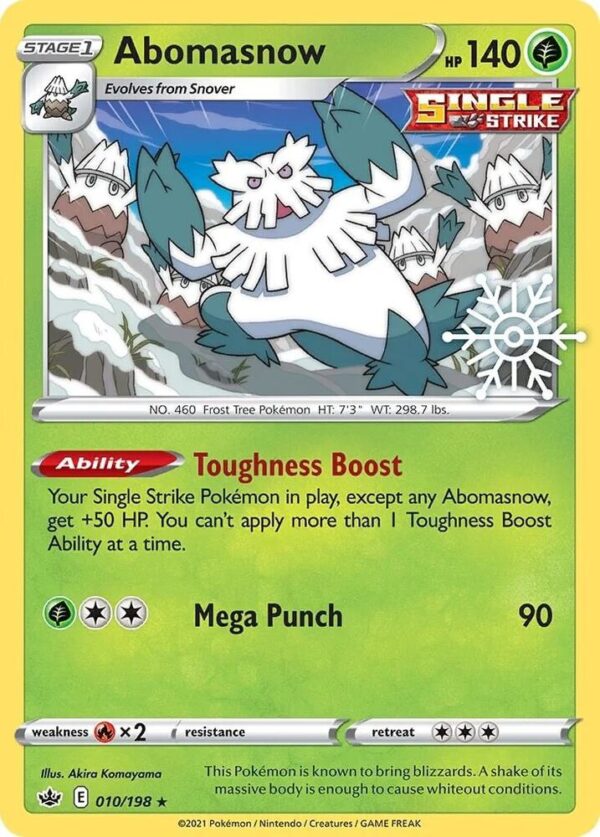 Abomasnow 010/198 (Holiday Calendar) Holofoil Miscellaneous Cards & Products