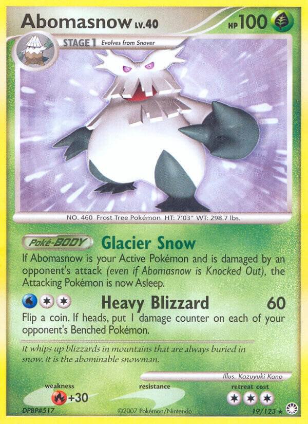 Abomasnow 19/123 Reverse Holofoil Mysterious Treasures Abomasnow 19/123 Reverse Holofoil Mysterious Treasures