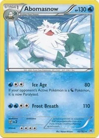 Abomasnow | 40/162 | Normal | XY - BREAKthrough