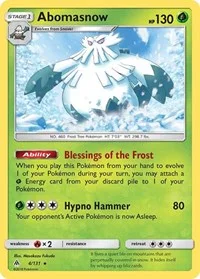 Abomasnow | 4/131 | Normal | SM - Forbidden Light