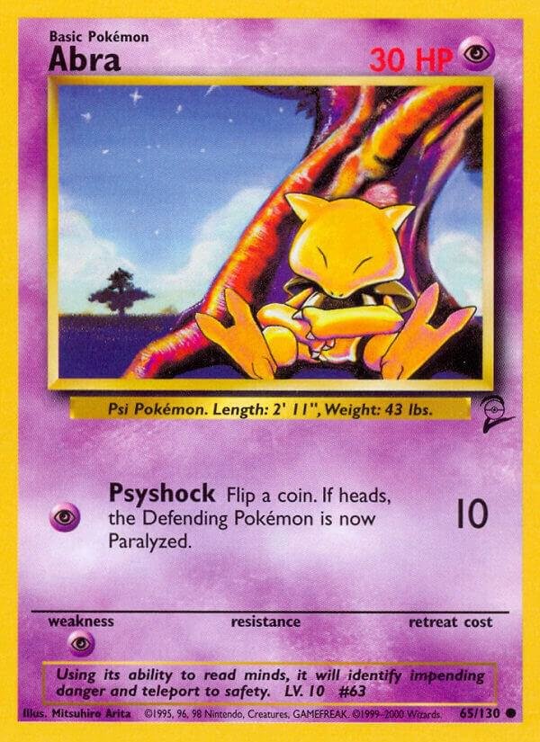 Abra 065/130 Normal Base Set 2 Abra 065/130 Normal Base Set 2