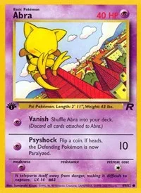 Abra | 49/82 | 1st Edition | Team Rocket