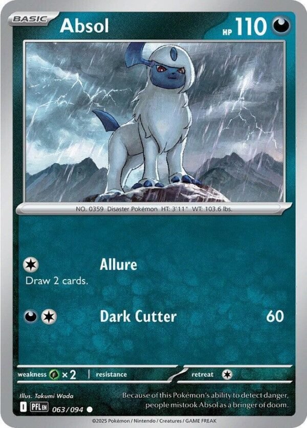 Absol 063/094 Normal ME02: Phantasmal Flames