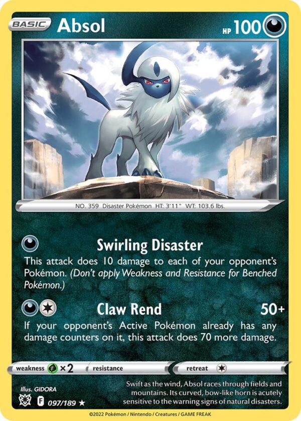 Absol 097/189 Normal Deck Exclusives