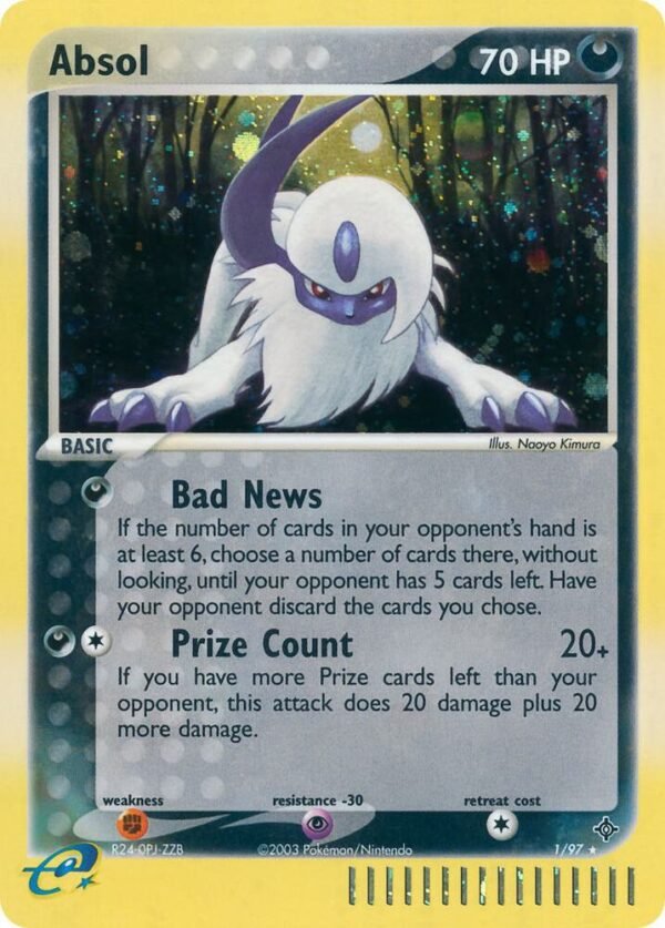 Absol 1/97 Holofoil Dragon