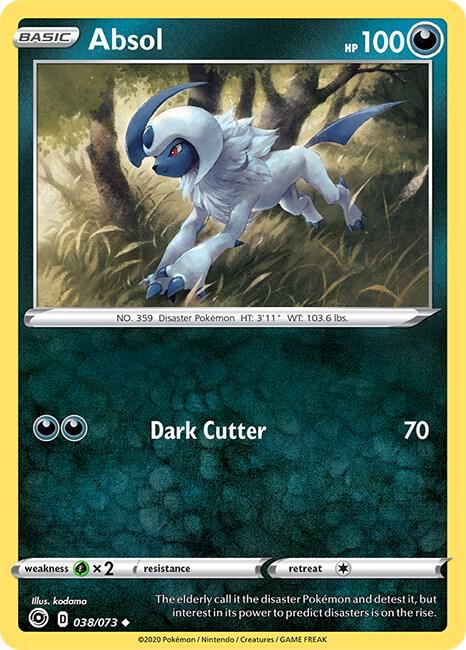 Absol 38/73 Reverse Holofoil Champion’s Path