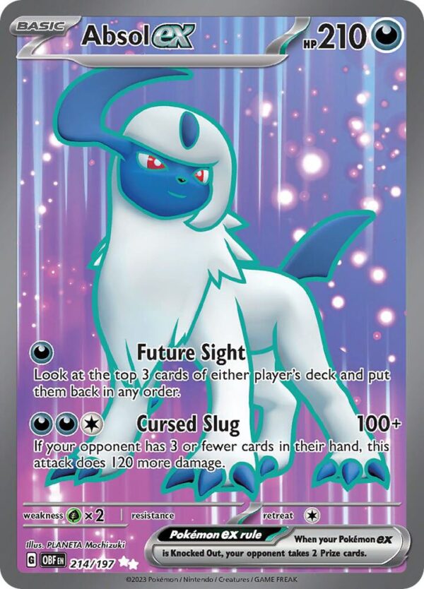 Absol ex 214/197 Holofoil SV03: Obsidian Flames
