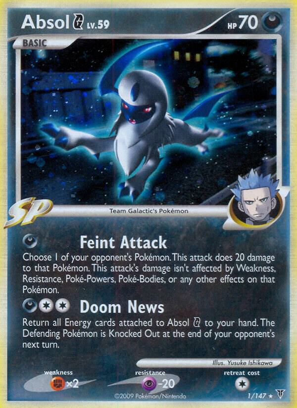 Absol G 1 Reverse Holofoil Supreme Victors