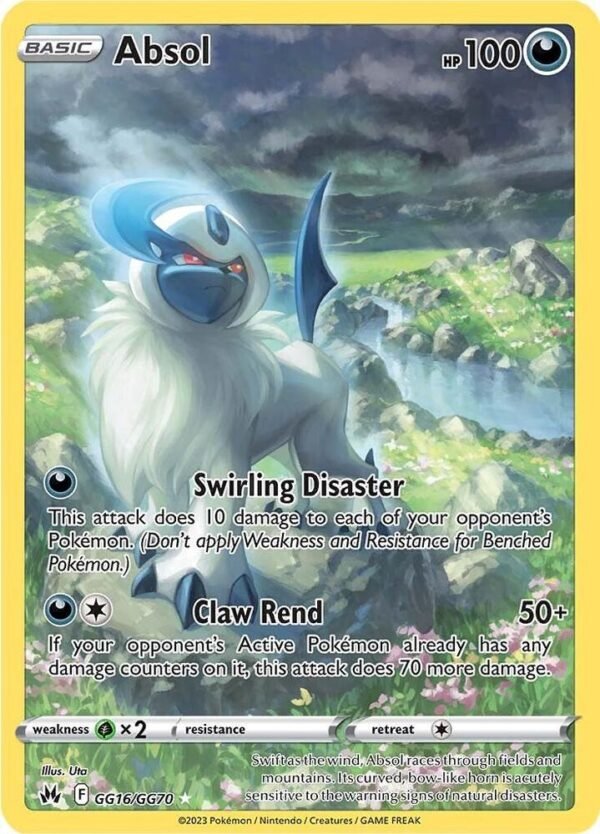 Absol GG16/GG70 Holofoil Crown Zenith: Galarian Gallery Absol GG16/GG70 Holofoil Crown Zenith: Galarian Gallery